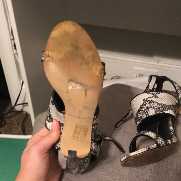 Topshop strappy snake heels - Picture 3 of 3